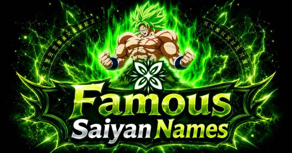 Famous Saiyan Names