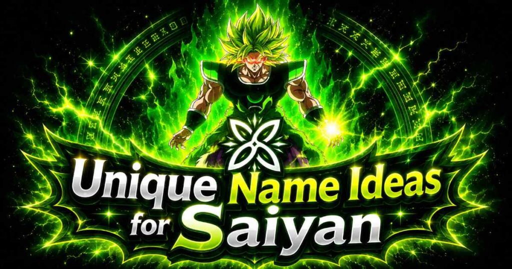 Unique Name Ideas for Saiyan